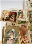 (80) Group of Turn of the Century Advertising Cards 