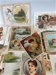 (80) Group of Turn of the Century Advertising Cards 