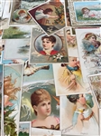 (80) Group of Turn of the Century Advertising Cards 
