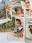 (80) Group of Turn of the Century Advertising Cards 