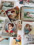(80) Group of Turn of the Century Advertising Cards 