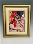 Peter Max Porcelain Plaque Franklin Mint "Suzin"