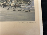 Pair of Roland Clark Duck Lithographs
