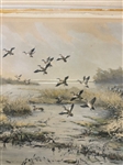 Pair of Roland Clark Duck Lithographs