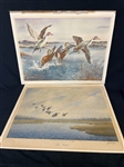 Pair of Duck Lithographs J.D. Knap, and Hal Singer