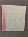 Oversize Scrapbook Filled With Cut Outs of Advertising Military WWI Magazines