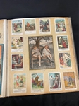 Oversize Scrapbook Filled With Cut Outs of Advertising Military WWI Magazines