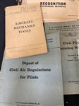 Group of Military Aircraft Manuals WWII