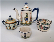 Quimper Faience France Pottery Lot