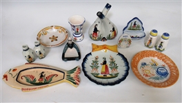 Quimper Faience France Pottery Lot