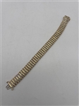 Gold Over Sterling Diamond Tennis Bracelet