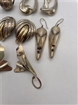 (7) Pairs of Sterling Silver Modernists Earrings