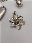 (7) Solid Sterling Silver Pendants