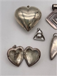 (7) Solid Sterling Silver Pendants
