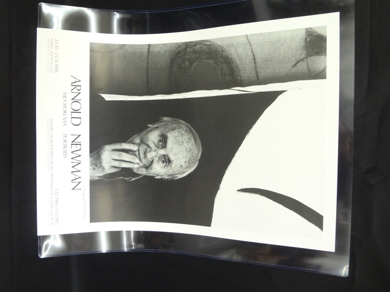 Arnold Newman Signed Poster
