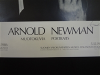 Arnold Newman Signed Poster