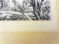 Frank Wilcox Small Etching 