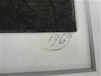 Olexander Kaniuka Ukranian-American (1910-2000) Etching