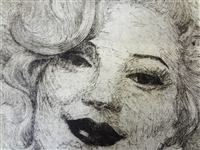 Olexander Kaniuka Ukranian-American (1910-2000) Etching
