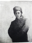 Olexander Kaniuka Ukranian-American (1910-2000) Etching
