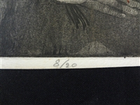 Olexander Kaniuka Ukranian-American (1910-2000) Etching