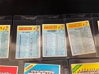 1966 Topps Baseball Checklists and Team Cards