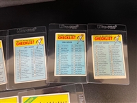 1966 Topps Baseball Checklists and Team Cards