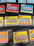 1966 Topps Baseball Checklists and Team Cards