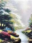 Thomas Kinkade Limited Edition Print on Canvas "Petals of Hope" Artist Proof 309/395
