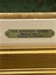 Thomas Kinkade The Mountain Chapel Limited Edition Artist Proof Lithograph on Canvas