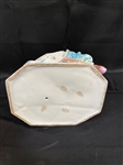 Unknown Porcelain Figural Group Woman on Chair with Fan