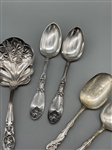 Group of Repousse Silverplate Flatware Serving Pieces: Moselle, Columbia, LaVigne, Others