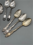 Group of Repousse Silverplate Flatware Serving Pieces: Moselle, Columbia, LaVigne, Others