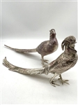 Pair of Jennings Brothers Silver Plate Pheasants