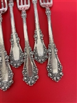 (6) 1847 Rogers Silver Plate Dinner Forks Berkshire 
