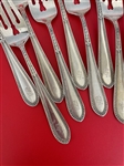 (13) Gorham Sterling Silver Salad Forks Edgeworth 1922 