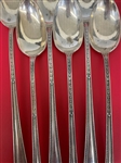 (11) Gorham Sterling Silver Iced Tea, Serving, and Demitasse Spoons Edgeworth 1922 