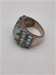 Sterling Silver Aquamarine Ring