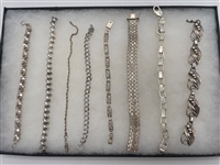 (8) Sterling Silver Bracelets