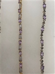 (6) Sterling Silver Bracelets With Gemstones