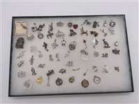 (60) Sterling Silver Charms