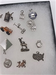 (60) Sterling Silver Charms