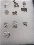 (60) Sterling Silver Charms