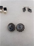 (10) Pairs Sterling Silver Earrings