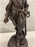 Spelter Figural Lamp After Joseph Peiffer