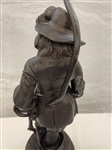 Spelter Figural Lamp After Joseph Peiffer