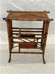 Bamboo Hand Painted Side Table
