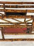 Bamboo Hand Painted Side Table