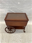 Mahogany Tea Cart Style of Henkel-Harris