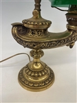 Style of Wild and Wessel Harvard Student Lamp in Brass